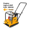 Ingco Gasoline plate compactor GCP100-1