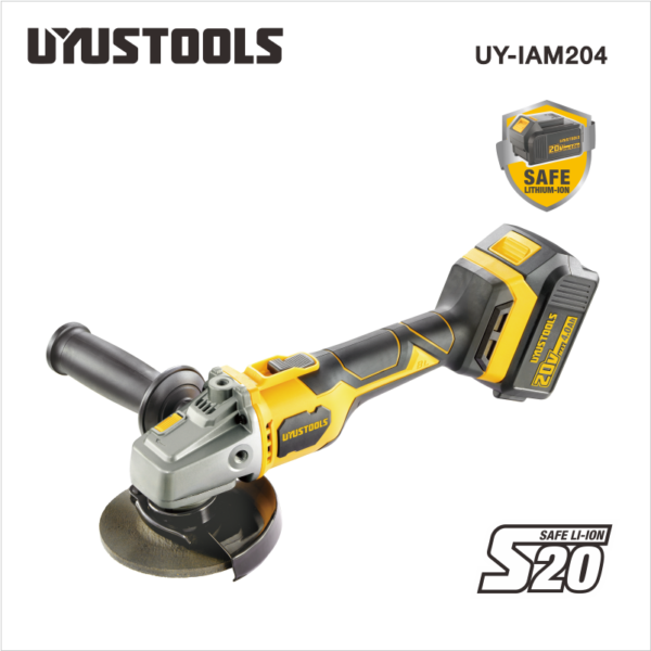 Uyustools Lithium-Ion Brushless Angle Grinder - UY-IAM204