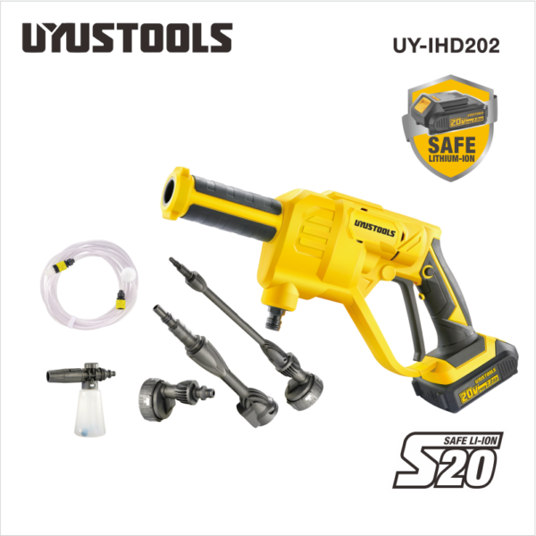 Uyustools Lithium-Ion Car Pressure Washer - UY-IHD202